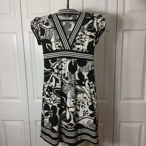 BCBG MaxAzria Black & White Dress